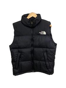 THE NORTH FACE◆NUPTSE VEST_ヌプシベスト/L/ナイロン/BLK//