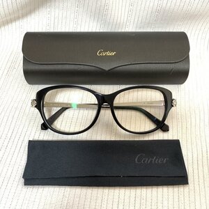 ケース 付属有 カルティエ パンテールドゥ CARTIER パンサー フランス発 眼鏡 めがね メガネ IW412BE02CRT