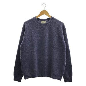 Acne Studios / アクネストゥディオズ | SAMARA WOOL PAW18 クルーネックニット | XS | パープル | レディース