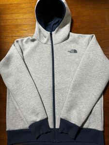 THE NORTH FACE ノースフェイス　リバーシブル テックエア スウェットパーカー　NT61794 ネイビー×ミックスグレー　XLサイズ