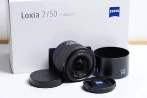 ZEISS(ツァイス) Loxia 2/50 Eマウント 50mm F2 フルサイズ対応　マニュアルフォーカス 美品　箱付き