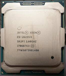 【動作確認済】Intel Xeon E5 2623 V4 LGA2011 v3 CPU本体のみ②