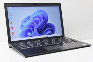 1円スタート ノートパソコン Windows11 WPS office搭載 VAIO Pro PG VJPG1113 第8世代 Core i5 SSD256GB メモリ8GB フルHD 13.3 カメラ