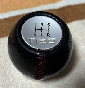 TRD 本革巻 シフトノブ 5速 5 speed shift knob