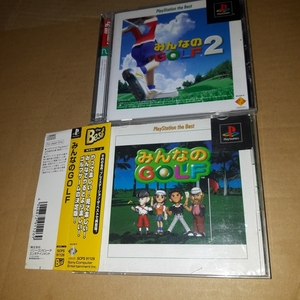 PS☆みんなのGOLF1&2☆まとめ売り♪