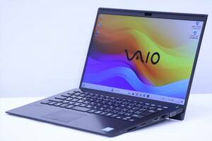 【1円～】Windows11搭載！LTE対応！薄型軽量ノートPC！VAIO Pro PK VJPK11C12N i5-8265U RAM8G SSD256Ｇ 14.0FHD 無線LAN Bluetooth