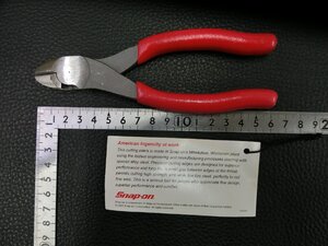 未使用品 スナップオン SNAP-ON ダイアゴナル カッター Diagonal cutter 86CF 管理No.40455