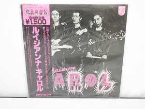 ★sm0449　LP　キャロル　ルイジアンナ　帯付き　CAROL　完全限定盤　矢沢永吉　ジョニー大倉　ロックンロール　レコード★