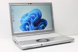 1円スタート ノートパソコン Windows11 WPS office搭載 Panasonic レッツノート CF-SV7 第8世代 Core i5 SSD256GB メモリ8GB カメラ