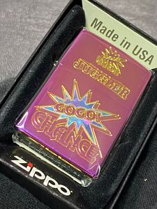 zippo ジャグラー シェル 2面刻印 レインボー 特殊加工 希少モデル 2023年製 GO GO CHANCE JUGGLER ケース 保証書付き