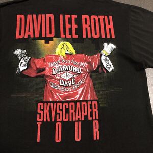 状態◎80s David Lee Roth デビットリーロス Van Halen ヴァンヘイレン USA製 ツアー Tシャツ 88年 M 80s ロック バンド T tシャツ 90s