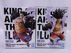 ●ワンピース KING OF ARTIST THE MONKEY D LUFFY-SPECIAL ver. ルフィ 2種セット 050/576G