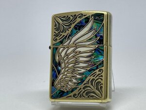 送料無料 ZIPPO[ジッポー]ZIPPO メタルシェルウイング Bs（真鍮モデル）80087