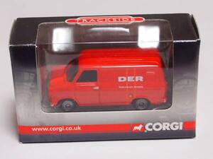 CORGI 1/76 TRACKSIDE Ford Transit (DER Television Rentals)