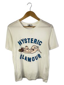 HYSTERIC GLAMOUR◆Tシャツ/S/コットン/WHT/02191CT04