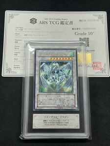 【ARS鑑定 10+】遊戯王 スターダスト・ドラゴン アルティメットレア レリーフ TDGS-JP040 鑑定書付PSA ARS10+