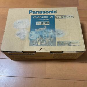 Panasonic デジタルコードレス電話機 新品未使用VE-GD78DL-W パールホワイトパナソニック 迷惑防止機能搭載 
