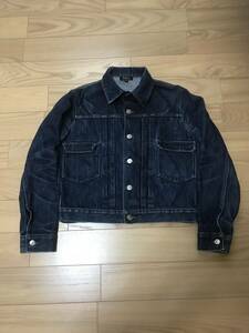 良品☆A.P.C. ／アーペーセー 希少サイズS 濃紺デニムGジャン・トラッカージャケット 2nd.セカンド ビンテージ復刻セルビッチ 赤耳 90s-Y2K