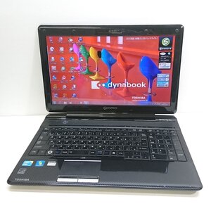 ジャンク TOSHIBA 15.6インチ Qosmio T750/T8B Win7/Core i5-M480[M8024]