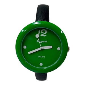 ☆ グリーン ☆ 合皮リストウオッチ 腕時計 レディース かわいい リストウォッチ 時計 とけい レディースウォッチ 40mm 可愛い