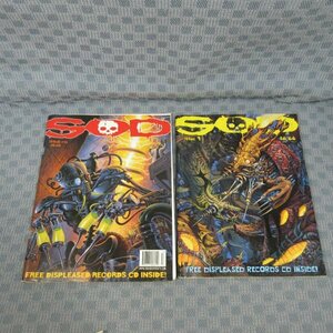 B383● 輸入音楽雑誌「SOD (SOUND of DEATH)」2冊 Issue 9 / Issue 13