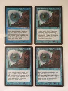 MTG　Spy Network/諜報網　(ONS/オンスロート,英) 4枚組(Foil1,Normal3)