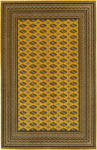 絨毯 カーペット ラグ 240×300cm ゴールド色 長方形 モダンデザイン ウィルトン織 BOKORO