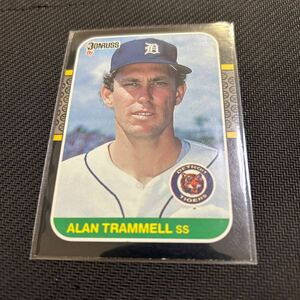 Donruss 1987 Alan Trammell Detroit Tigers No.127