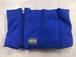 MOGU FEEL CONSCIOUS モグ ネックピロー クッション 枕 旅行 トラベル 寝具 中材発泡ポリスチレン 青