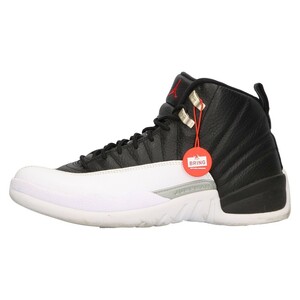 NIKE ナイキ AIR JORDAN12 RETRO PLAYOFFS CT8013-006 エアジョーダン12 プレイオフ ハイカットスニーカー ブラック/ホワイト US9.5/27.5cm