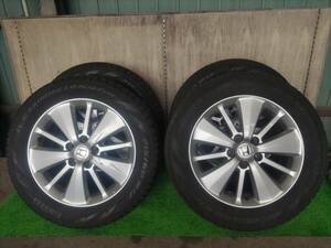 HONDA純正 5H 114.3 17×6.5J +55 215/60 R17 96Q PIRELLI ICE ASIMMETRICO PLUS 2020年 4本