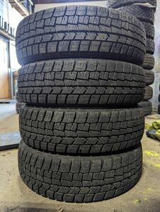 ★送料無料★ 155/65R13 2020年製 8～9分山 ダンロップ WINTERMAXX WM02 4本/中古スタッドレスタイヤ(冬タイヤ) ekワゴン N7016_C3