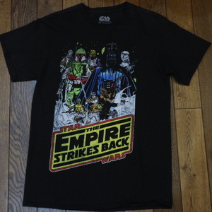 STAR WARS The Empire Strikes Back Tシャツ M スターウォーズ エピソード5 帝国の逆襲 キャラクター イラスト 映画 Disney USA 古着
