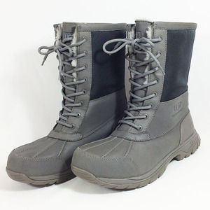 【美品】【中古】UGG アグ×ホワイトマウンテニアリング BUTTE ZIP WM レースアップスノーブーツ 1015437 M/GREY 28cm程 グレー系