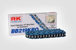 RK BB219KRO 96L～116L O-Ring Sealed Chain　レーシングカートチェーン　3個以上送料無料