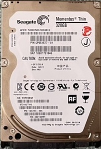 △Seagate 2.5インチHDD 320GB△