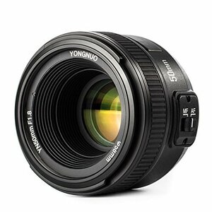 YONGNUO Nikon YN50mm F1.8N 単焦点レンズ ニコン Fマウント フルサイズ対応 標準レンズD5系列、D4系列、D　(shin