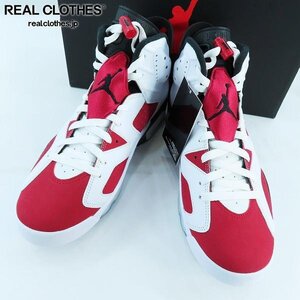 【未使用】NIKE/ナイキ AIR JORDAN 6 RETRO CARMINE/エアジョーダン6 レトロ カーマイン CT8529-106/28 /080