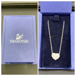 〈N4216〉スワロフスキー SWAROVSKI ネックレス ハート リバーシブル 1809006 