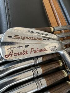 ★Wilson 「Designed By Arnold Palmer」アイアンセット#2〜#9 （8本セット）★signature 　★ヴィンテージ ※限定品　