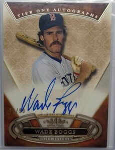 Wade Boggs 2015 Topps Tier One Tier One Autographs Auto 直筆サイン /99