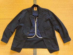 mountain research × BEAMS 別注 phisherman jacket Sサイズ　マウンテンリサーチ　ビームス　フィッシャーマン ジャケット