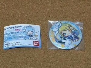 ネコポス■ 雪ミク 2019 あそーと キラキラ 缶バッジ 鏡音リン