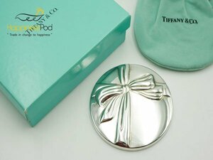 ティファニーTiffany & Co.　コンパクトミラー SILVER PLATE　約54.7g　