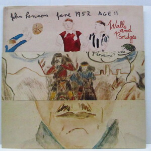 JOHN LENNON-Walls & Bridges (UK オリジナル LP+インナー、ブックレット/Top Ope