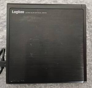 【中古パーツ】Logitec LDR-PMH8U2LBK 外付け ドライブ USB端子 ケーブル付け ドライブ DVD-RW ■B140-1 