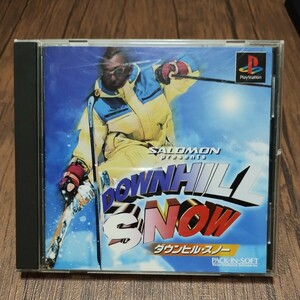 z PlayStation プレイステーション プレステ PS1 PS ソフト 中古 ダウンヒルスノー DOWNHILL SNOW スキー モーグル エアー