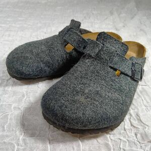 【サイズ42/27㎝】BIRKENSTOCK ビルケンストック　ボストン　ヘルグレー ウールフェルト ★1000