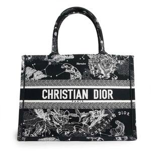 （新品・未使用品）クリスチャンディオール Christian Dior BOOK TOTE ゾディアック トート ハンドバッグ キャンバス ブラック M1296ZRHZ