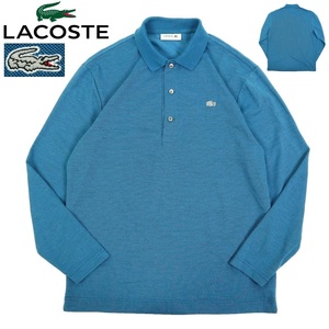 【B2688】【極美品】LACOSTE ラコステ 長袖ポロシャツ カットソー ウールクールマックス スリムポロシャツ PH540E サイズ4